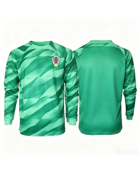 Billige Fotballdrakt Kroatia Keeper Replika Bortedrakt VM 2026 Langermet Billige Fotballdrakt Kroatia Keeper Replika Bortedrakt VM 2026 Langermet